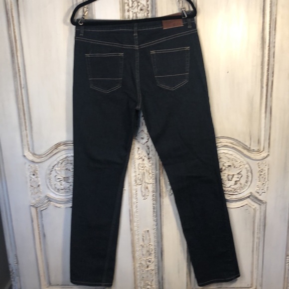 Woolrich 93% Cotton Dark Wash Five Pocket Straight Leg Jeans Size 12 - Picture 8 of 10